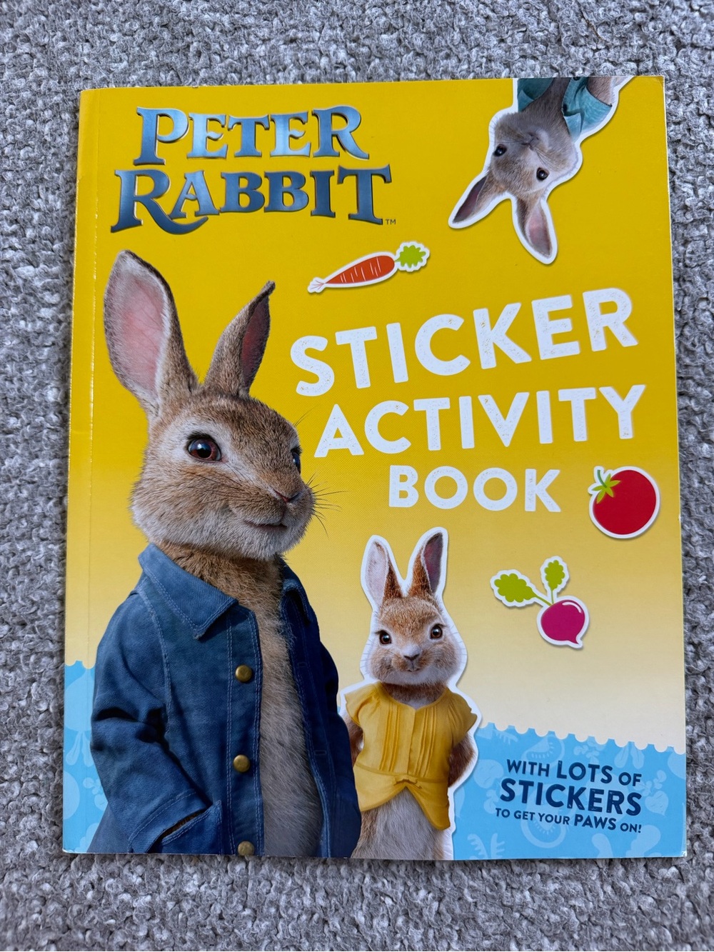 Peter Rabbit Sticker Activity Book - Yellow Cover